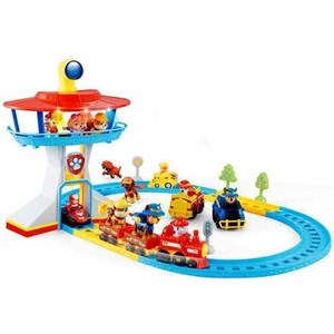 اسباب بازی ست قطار و برج سگ های نگهبان Paw Patrol Lookout Playset Track Toy _اسباب بازی نوزادی